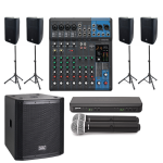 150 People Professional PA System Package