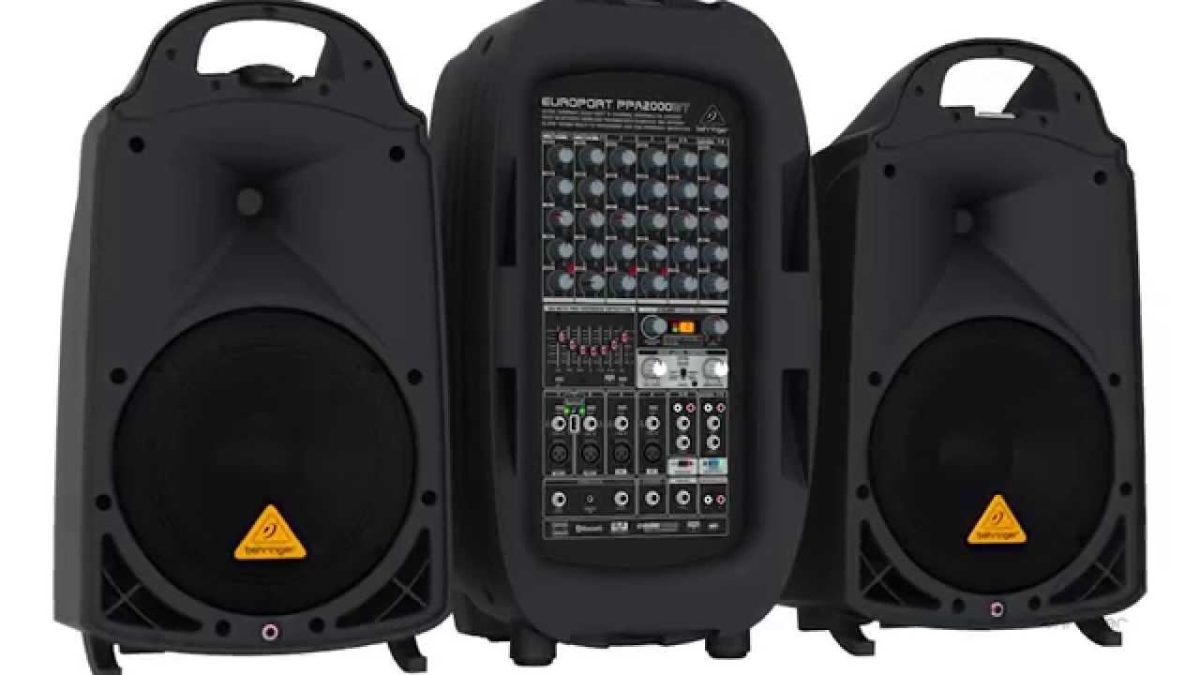 Portable speaker berhinger PPA 2000BT - Mustard Projectors Kenya
